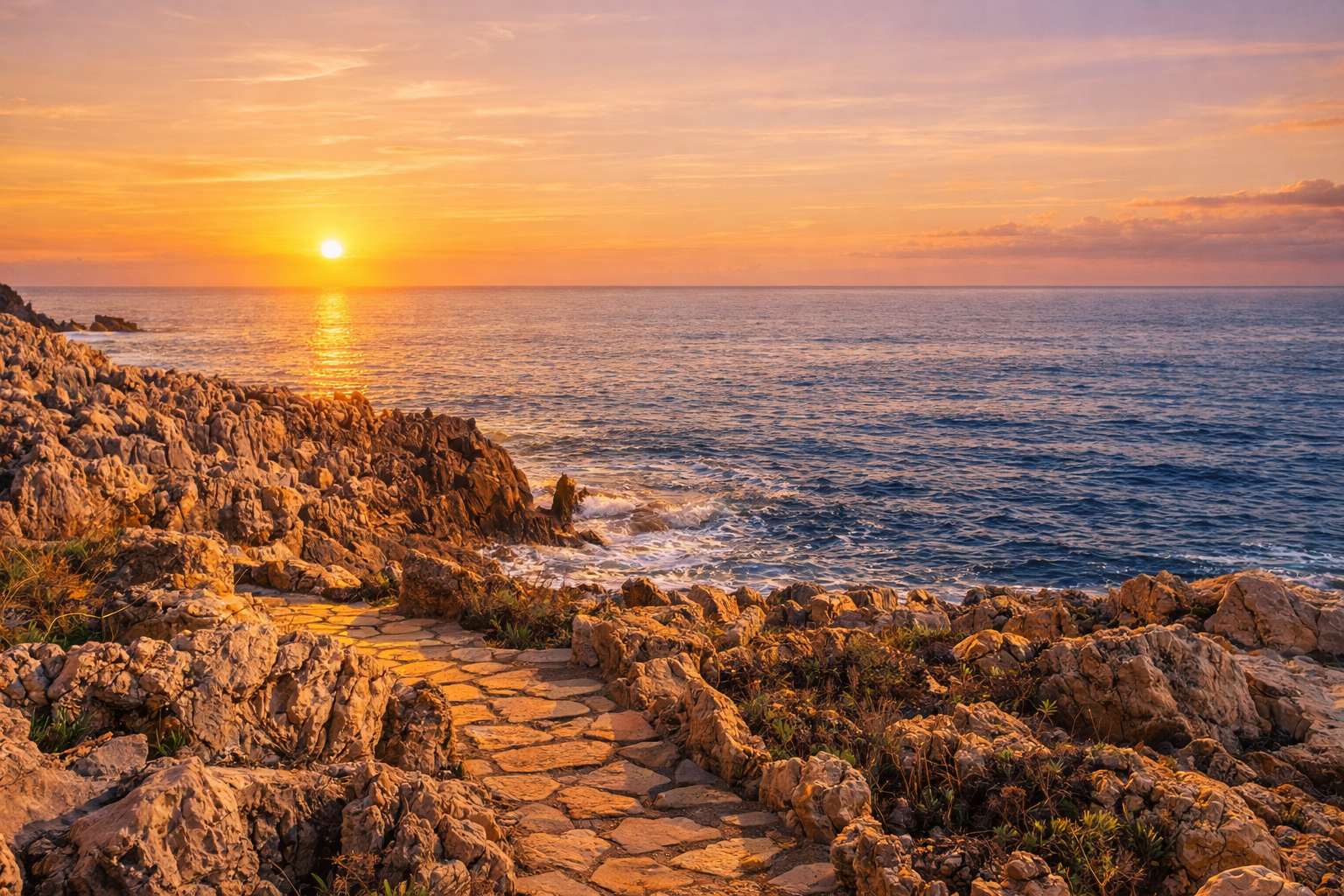 Sentier du littoral Cap d'Antibes
